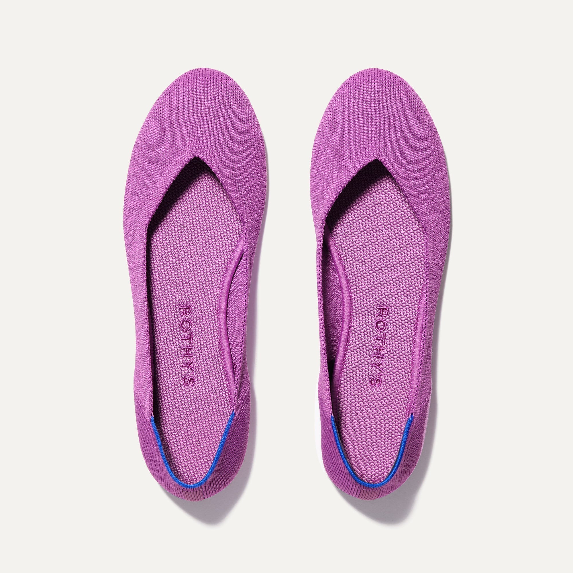 The Flat in Soft Orchid shown from the top.