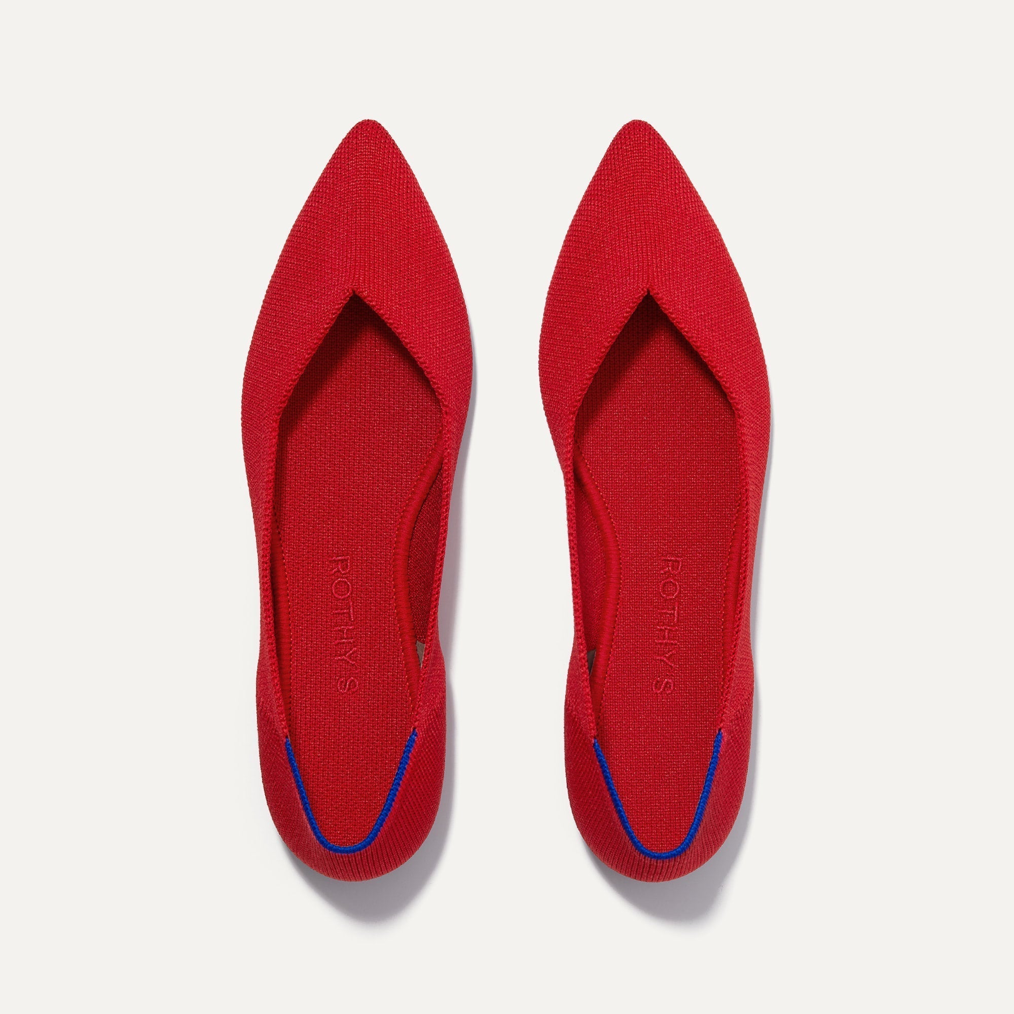 The Point in Bright Red shown from the top. 