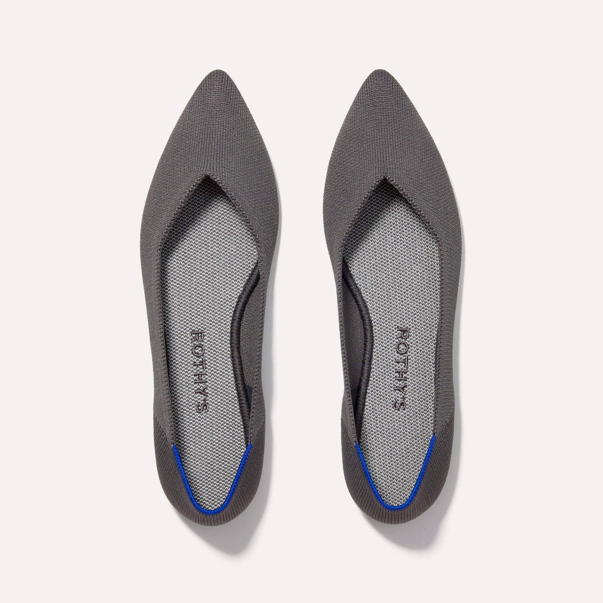 The Point in Pebble Grey shown from the top. 