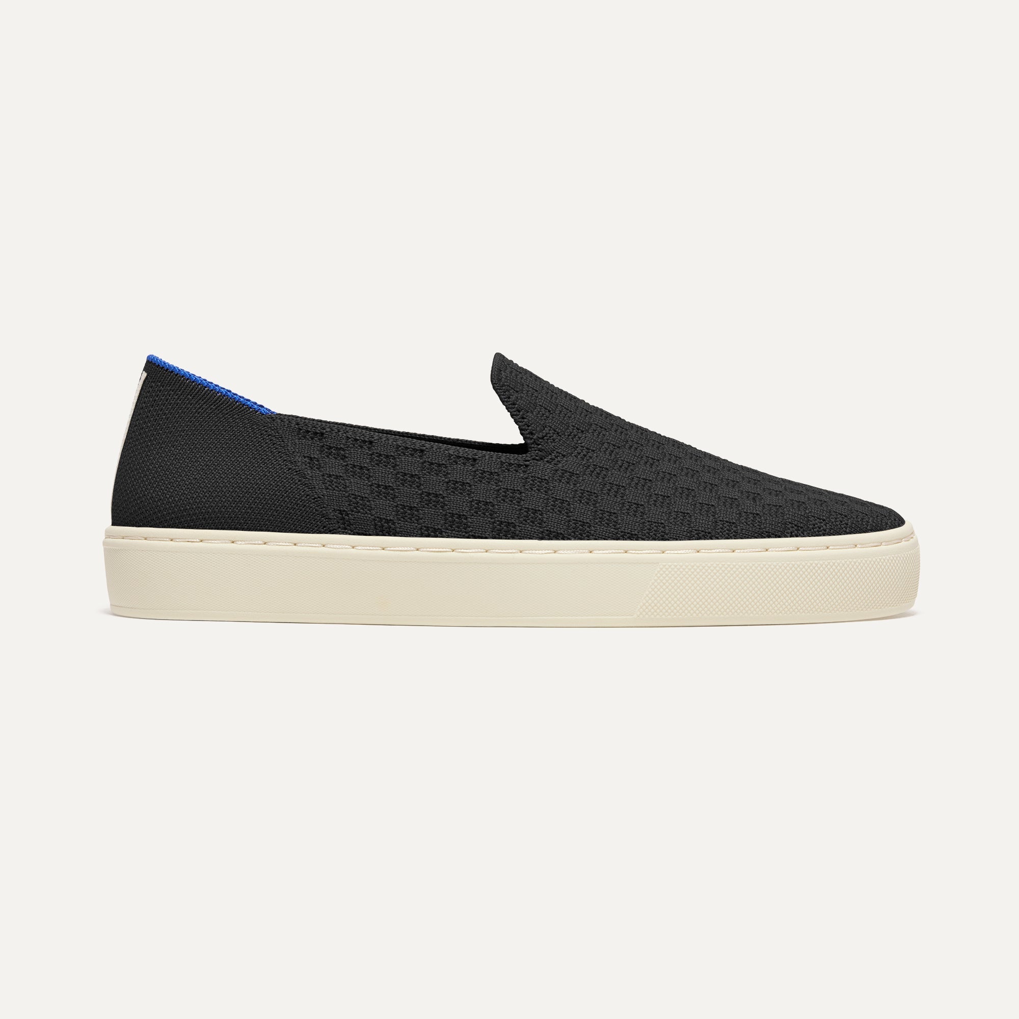 The Original Slip On Sneaker in Black Sand shown from the top. 