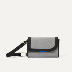 PLP |The Belt Bag in Grey Mist shown from the front.
