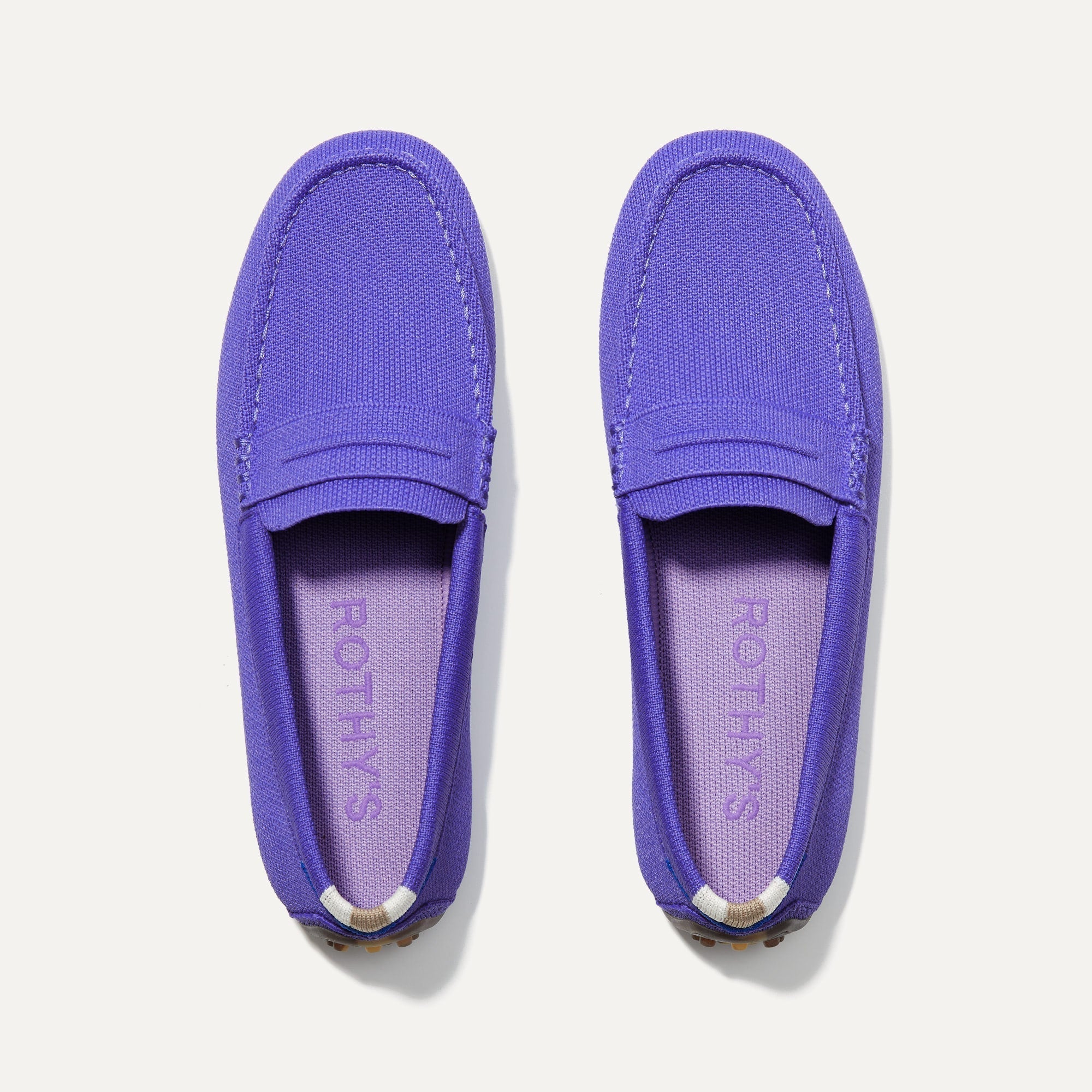 The Driver in Periwinkle shown from the top. 