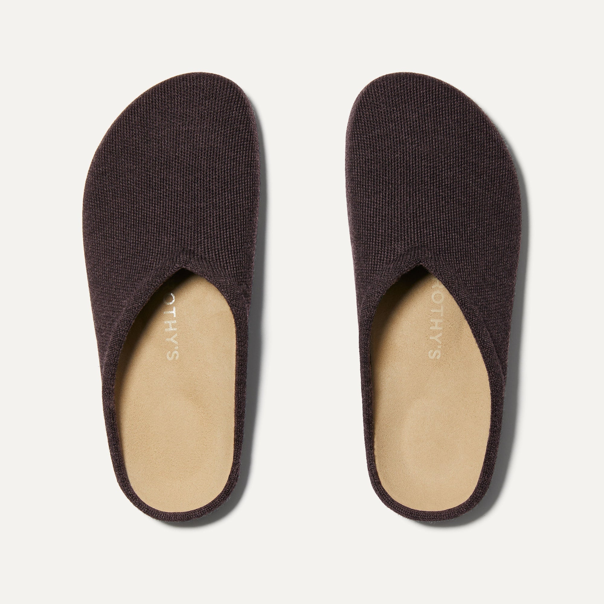 The Casual Clog in Chestnut shown from the top.