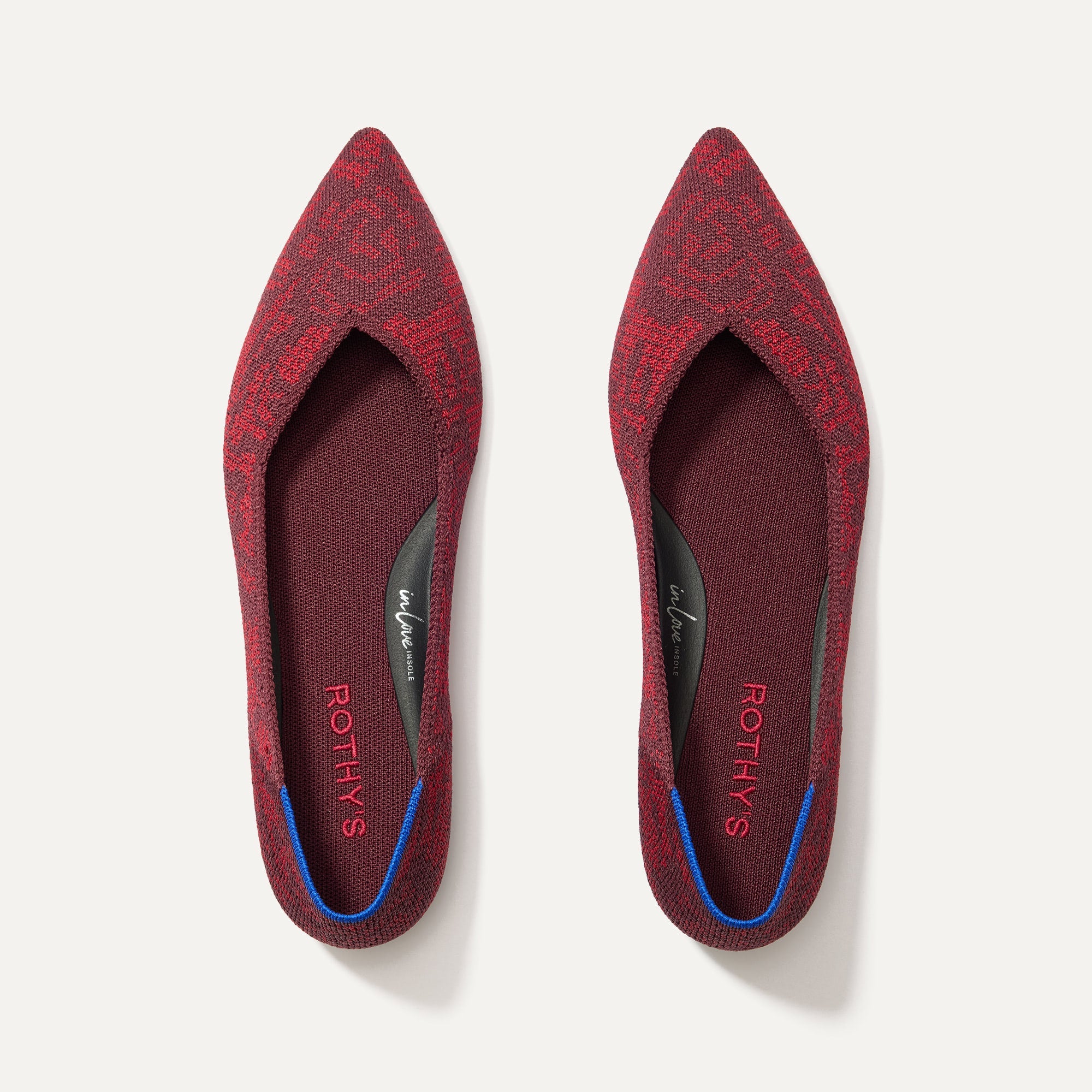 The Point II in Garnet Chantilly shown from the top.