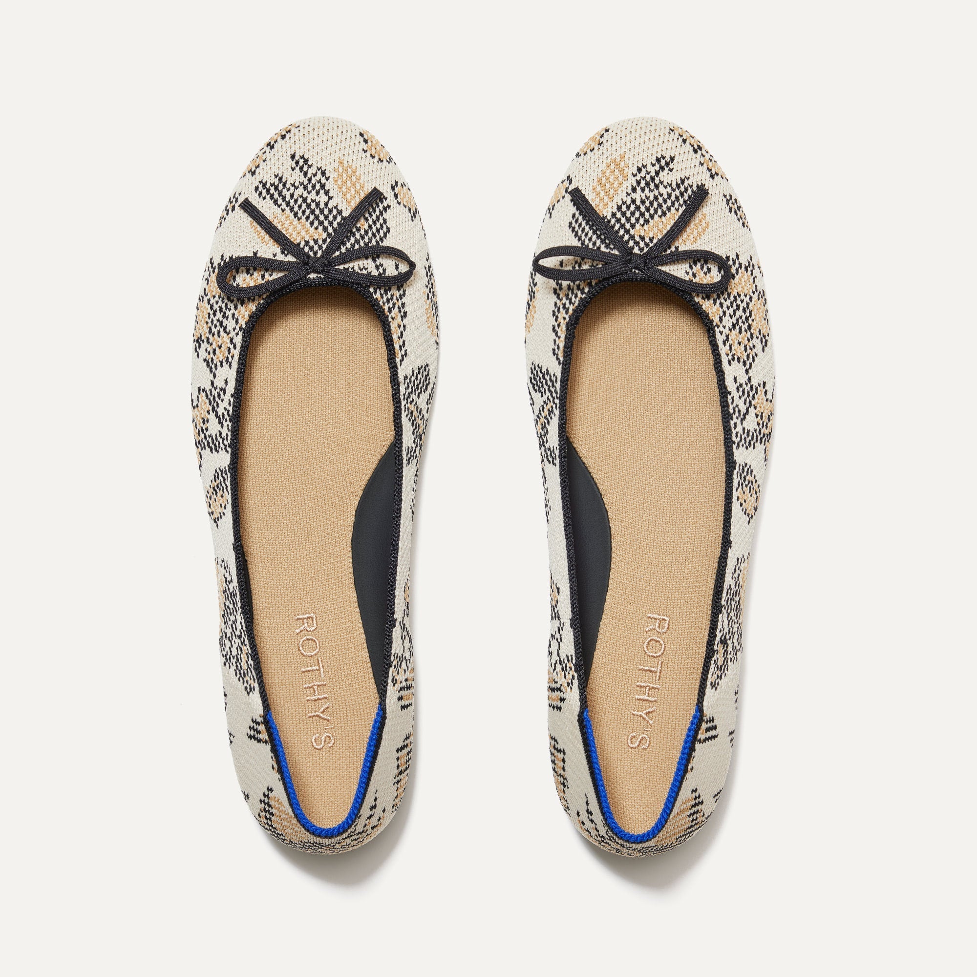 The Ballet Flat in Bouquet shown from the top.