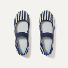 The Kids Mary Jane in Sailor Stripe shown from the top.