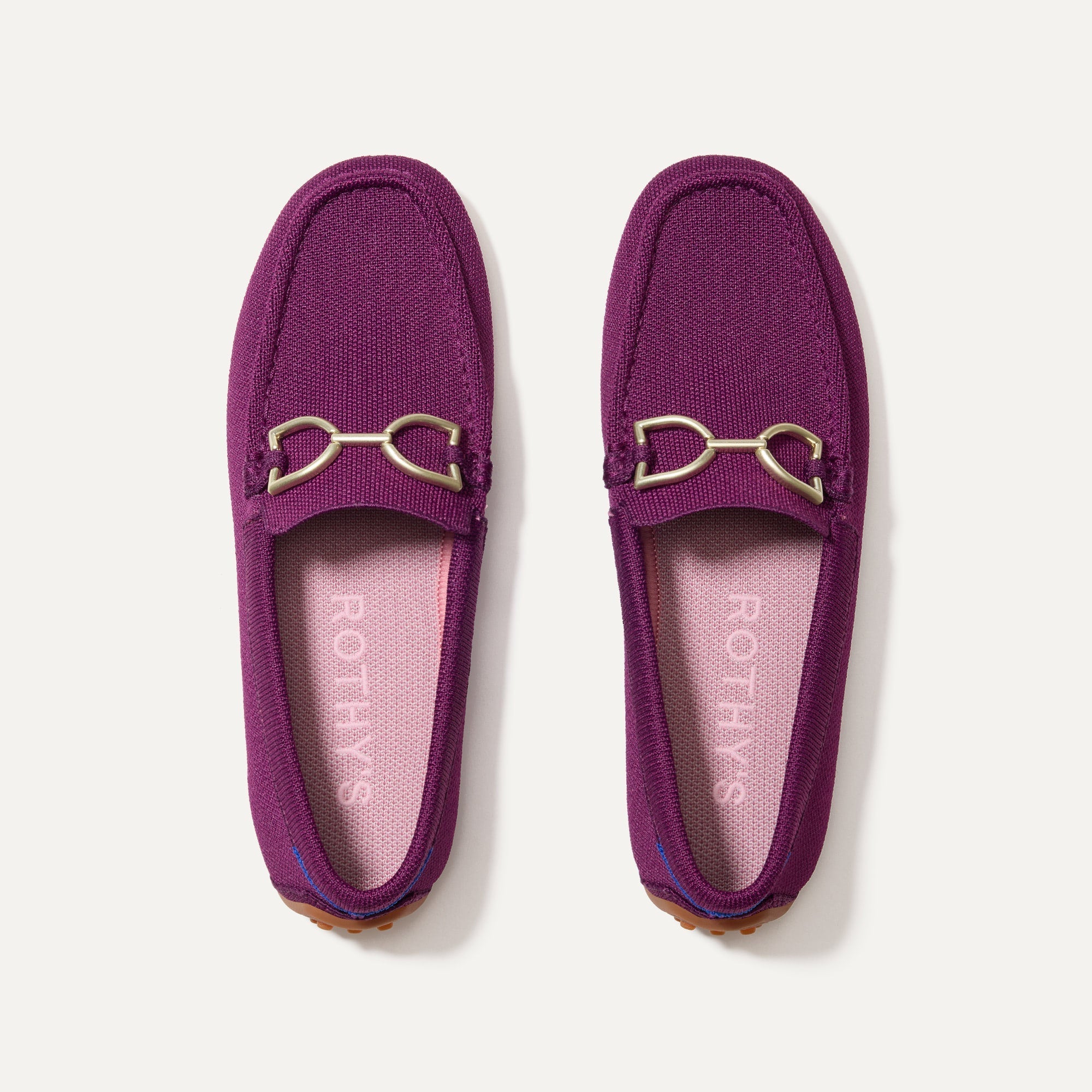 The Double Bit Driver in Purple Sapphire shown from the top. 
