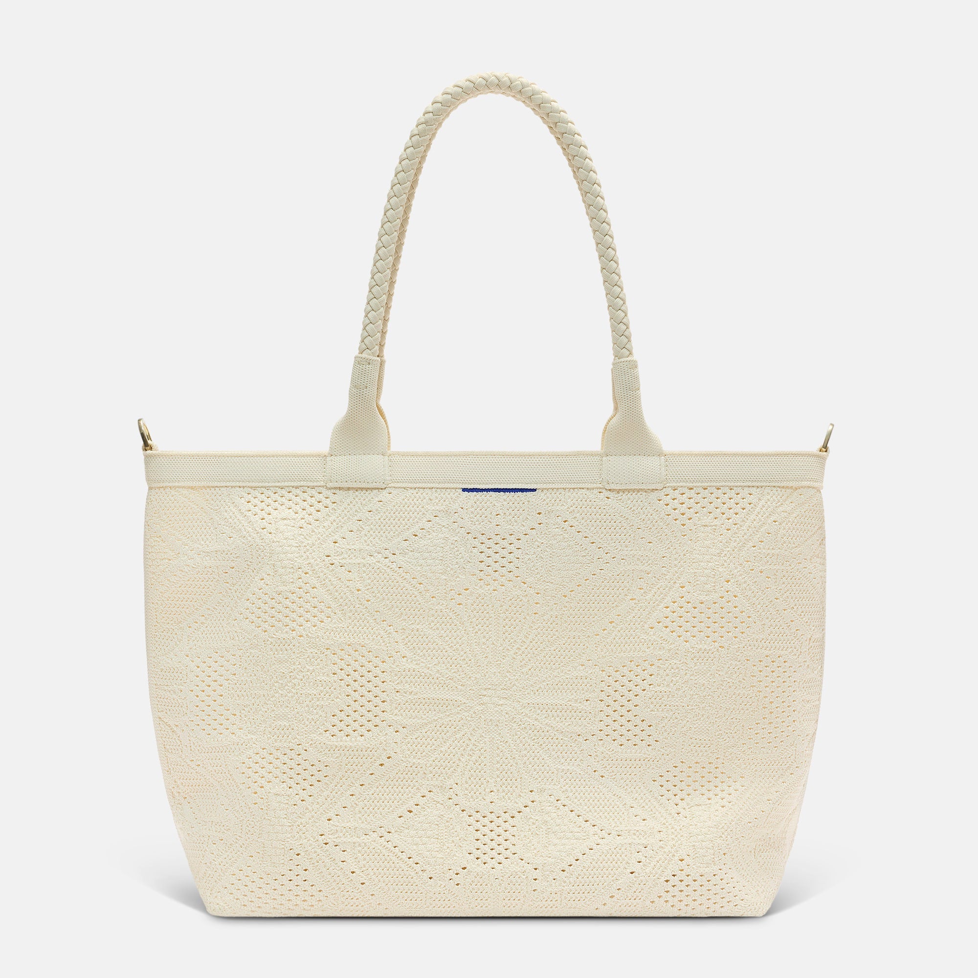PLP |The Lightweight Zip Tote in Moonflower shown from the front.