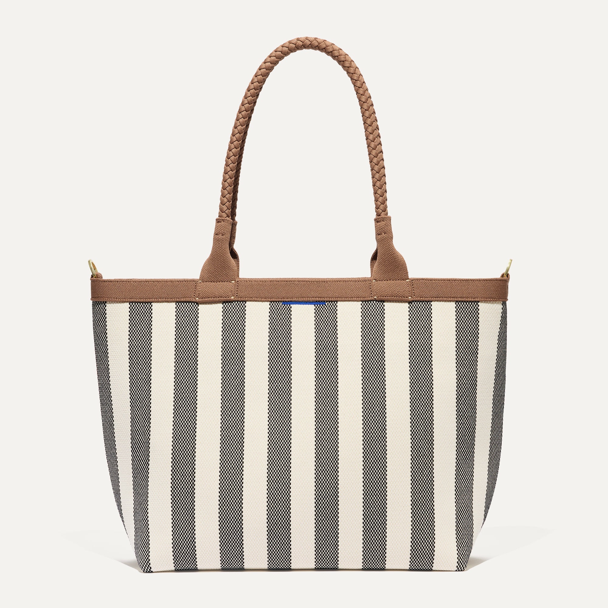 PLP |The Lightweight Zip Tote in Cabana Stripe shown from the front.
