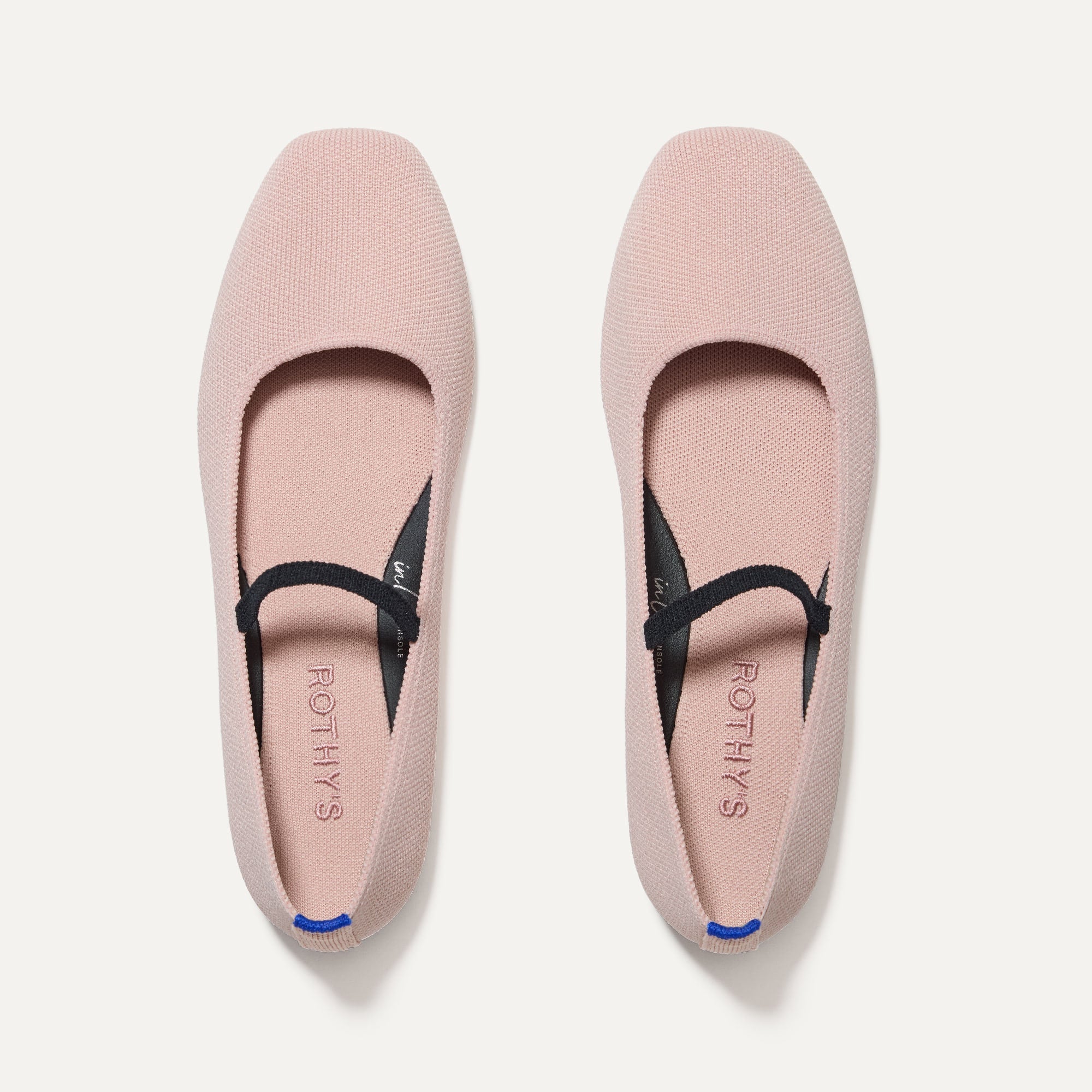 The Max Square Mary Jane in Ballerina shown from the top.