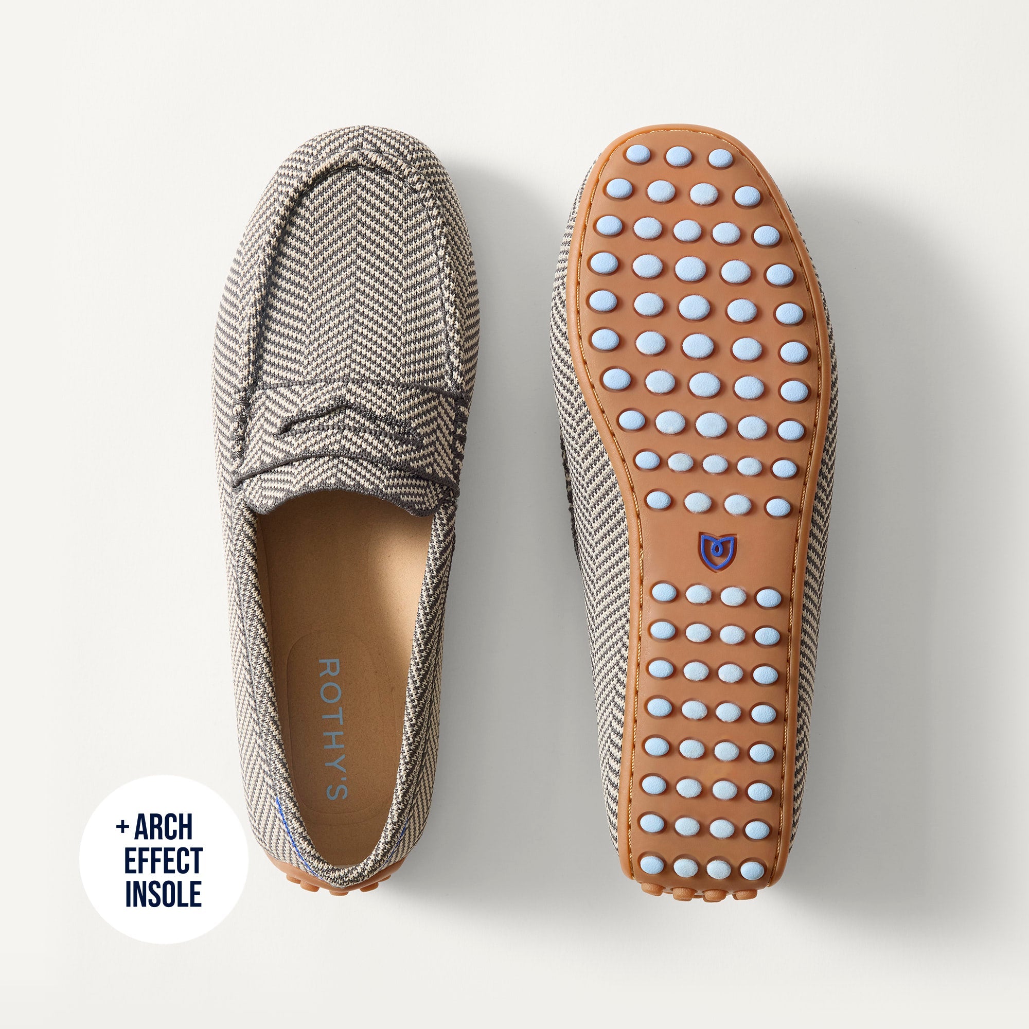 PDP | The Daily Driver in Iron Herringbone shown from the top. 