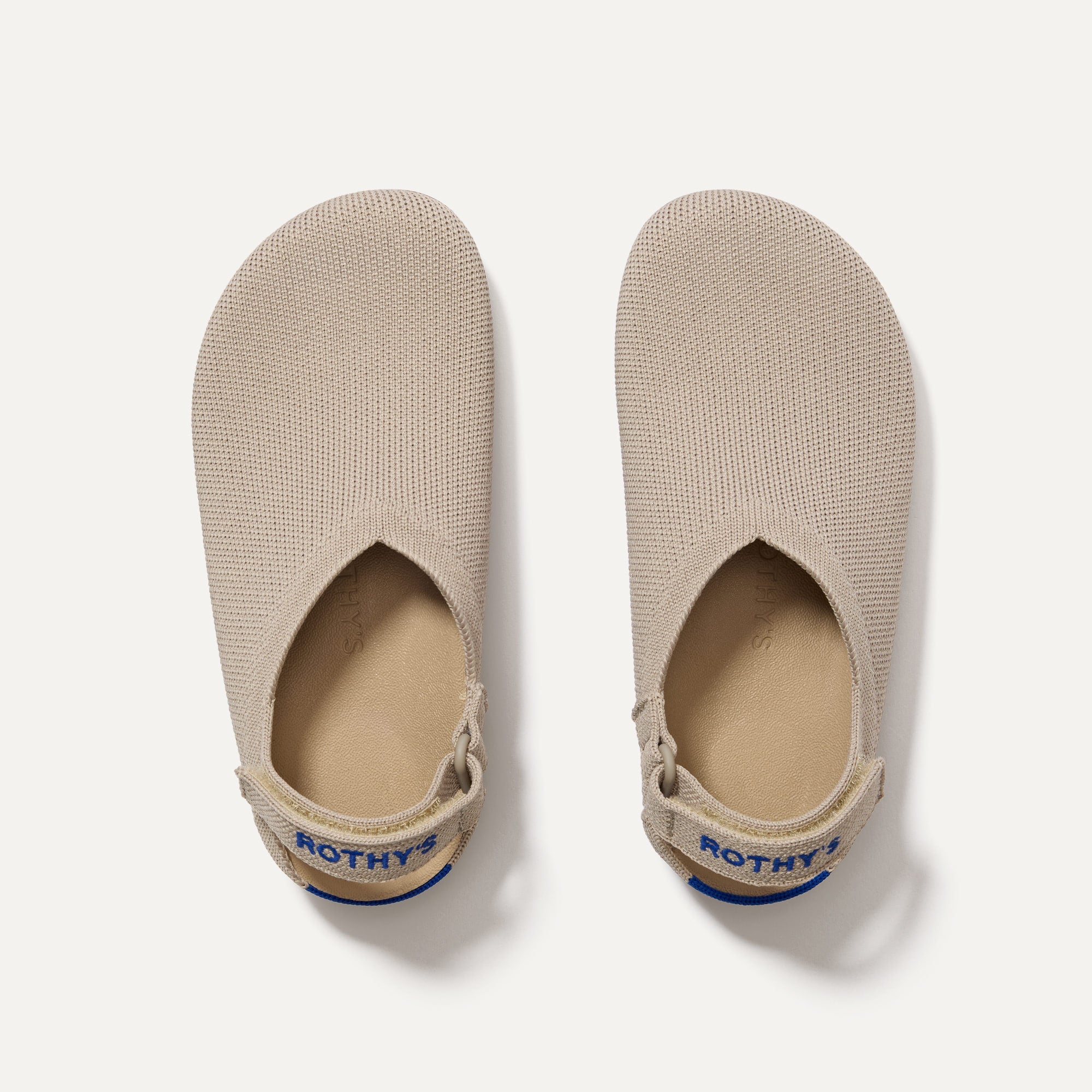 The Kids Clog in Original Dove shown from the top. 