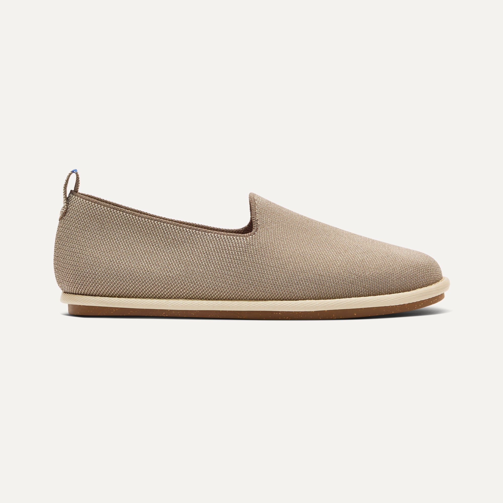 The Men's Cruiser Loafer in Smoke shown from the side. 