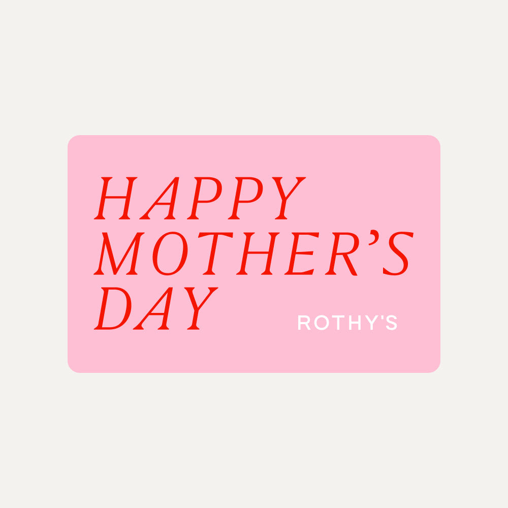 Pink Gift Card with "Happy Mother's Day" copy.